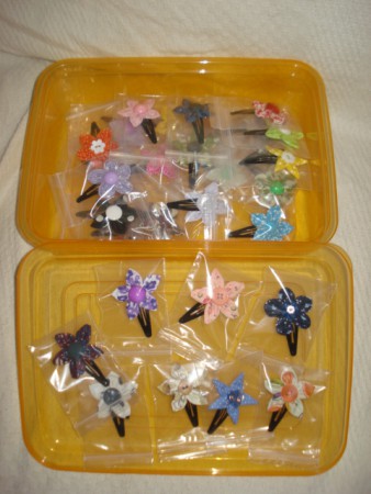 Cabeleireiro em SBC - Tic-tac com fuxico (adulto)